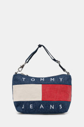 Kabelka Tommy Jeans tmavomodrá barva, AW0AW18213