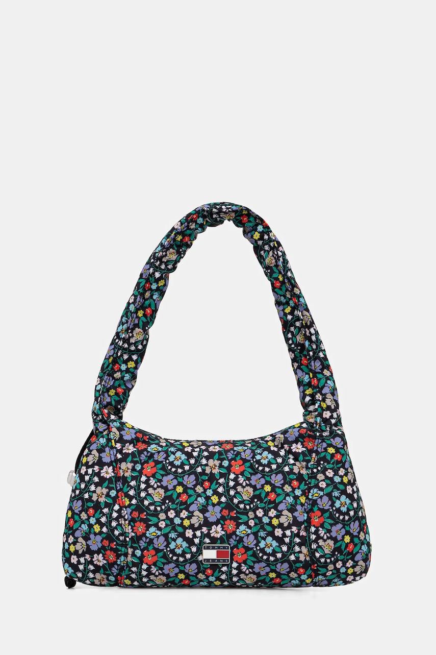 Kabelka Tommy Jeans zelená barva, AW0AW18060