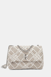 Kabelka Tory Burch Kira Woven Canvas Small