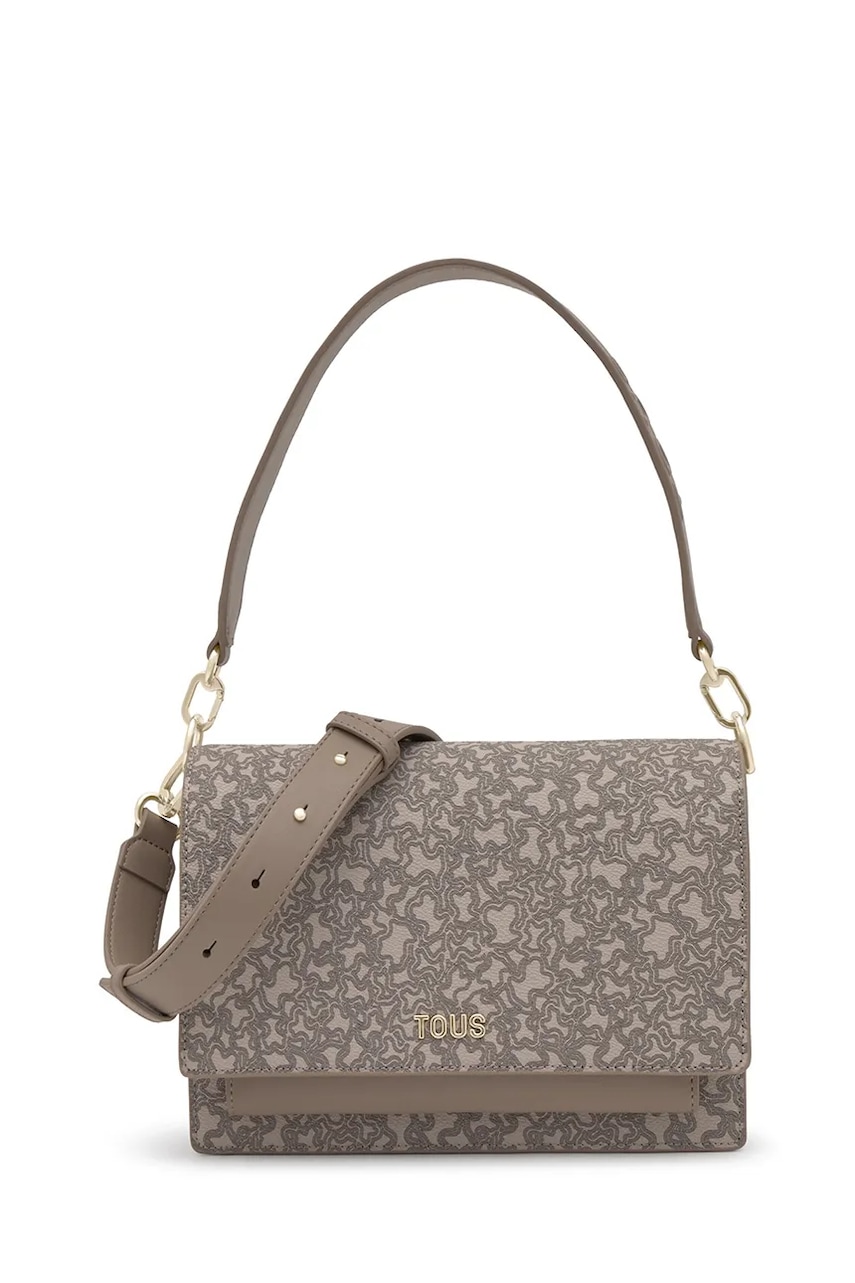 Kabelka Tous KAOS MINI LINES šedá barva, 2002183344