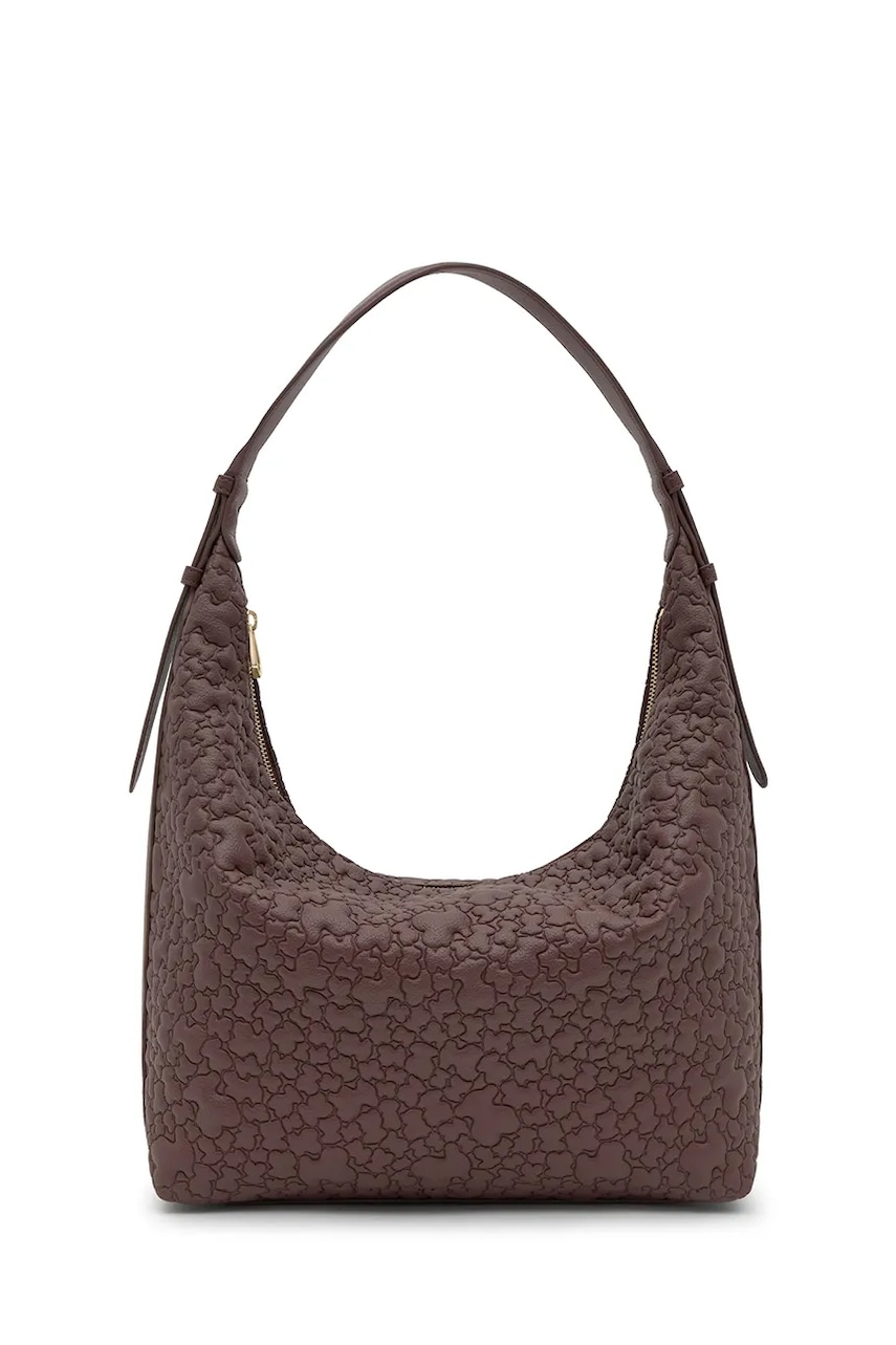 Kabelka Tous Puffy Bear hnědá barva