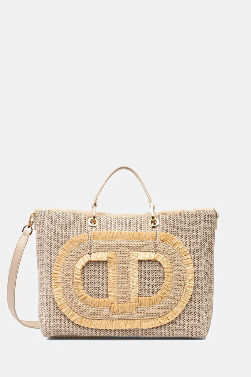 Kabelka Twinset béžová barva, 251TD8170