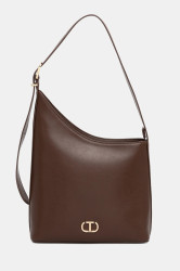 Kabelka Twinset hnědá barva, 252TB7022