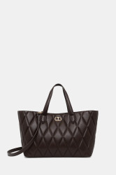 Kabelka Twinset hnědá barva, 252TB7050