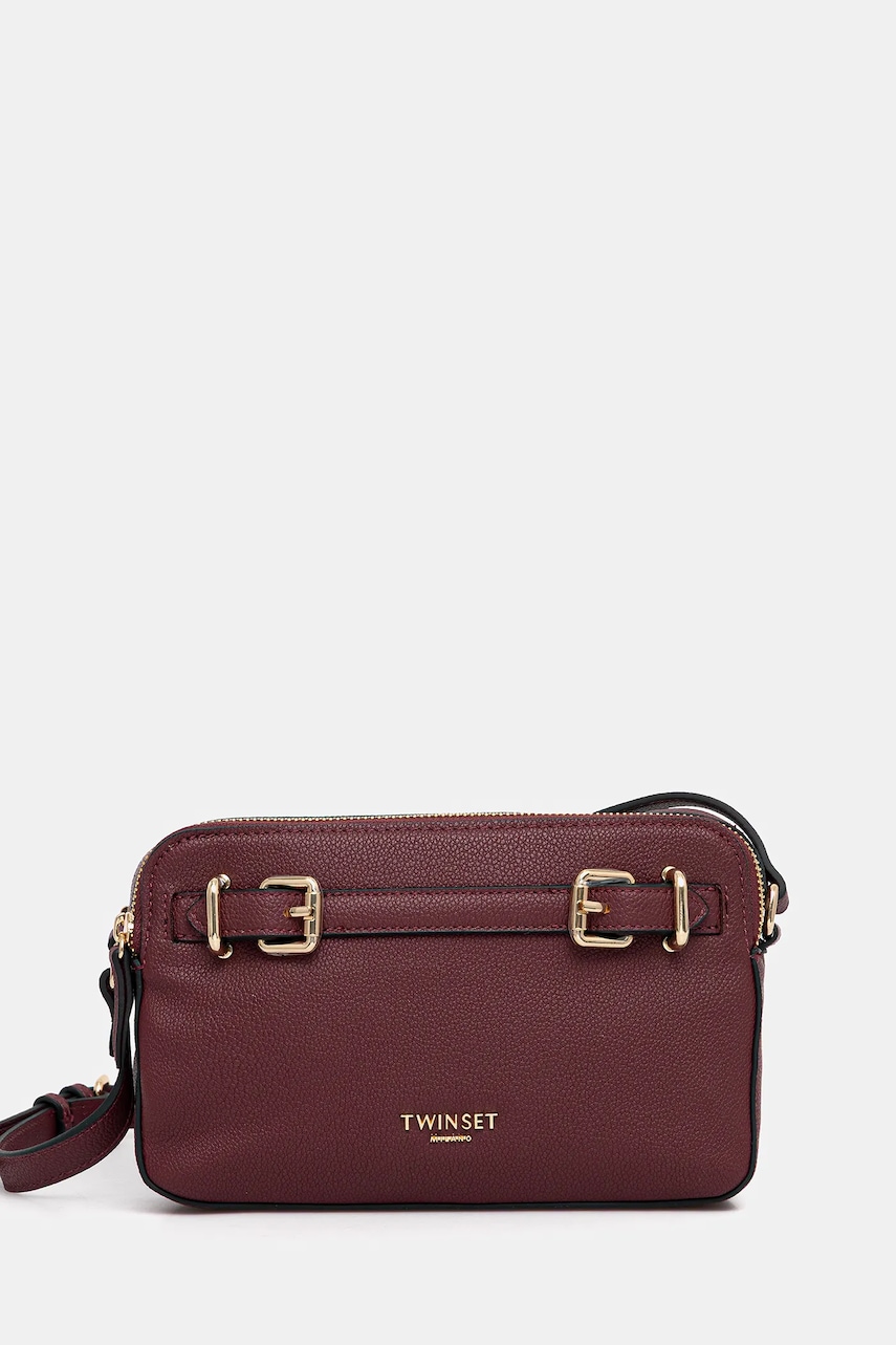 Kabelka Twinset vínová barva, 252TB7012