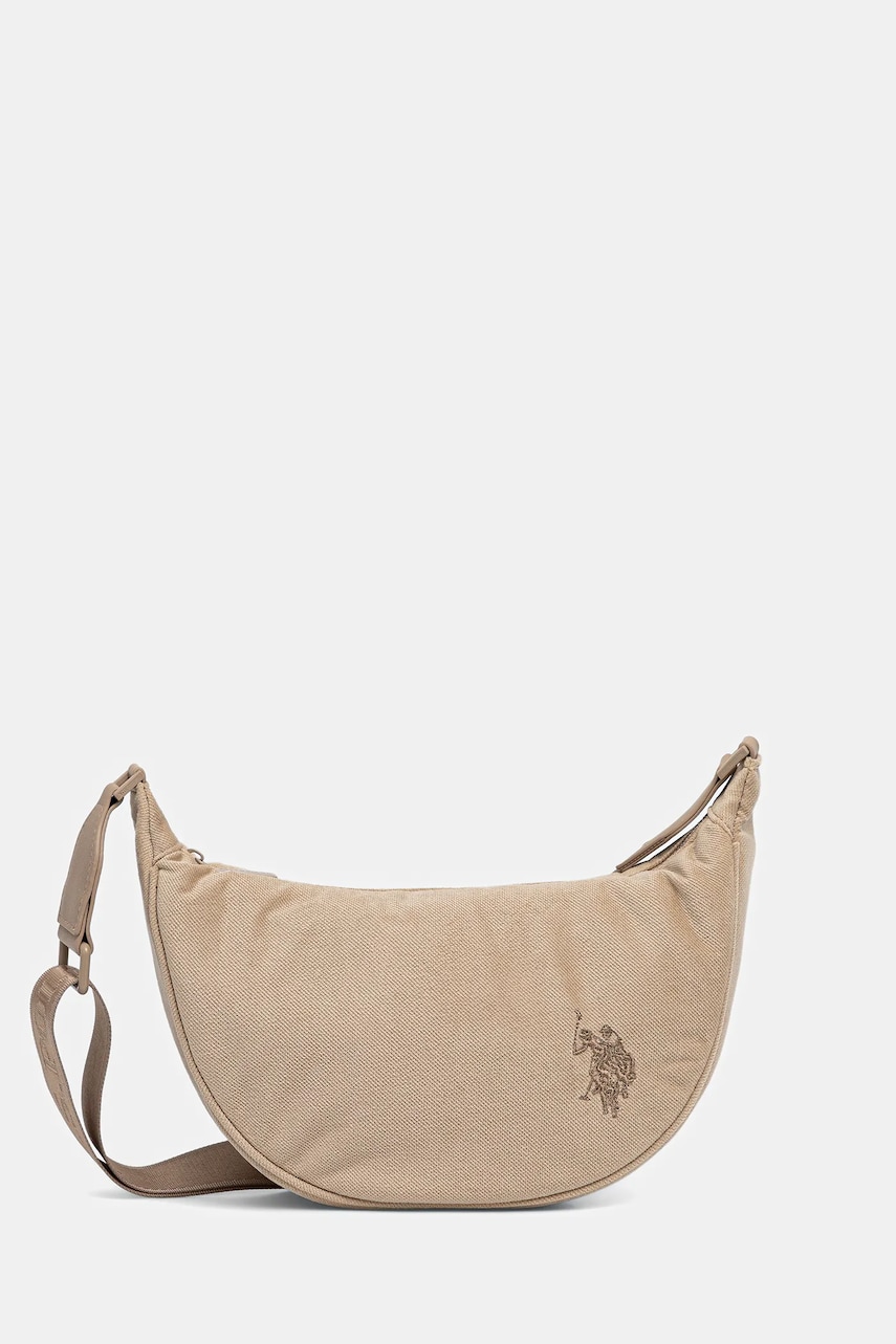 Kabelka U.S. Polo Assn. Benton béžová barva, BEUBB8745WZC