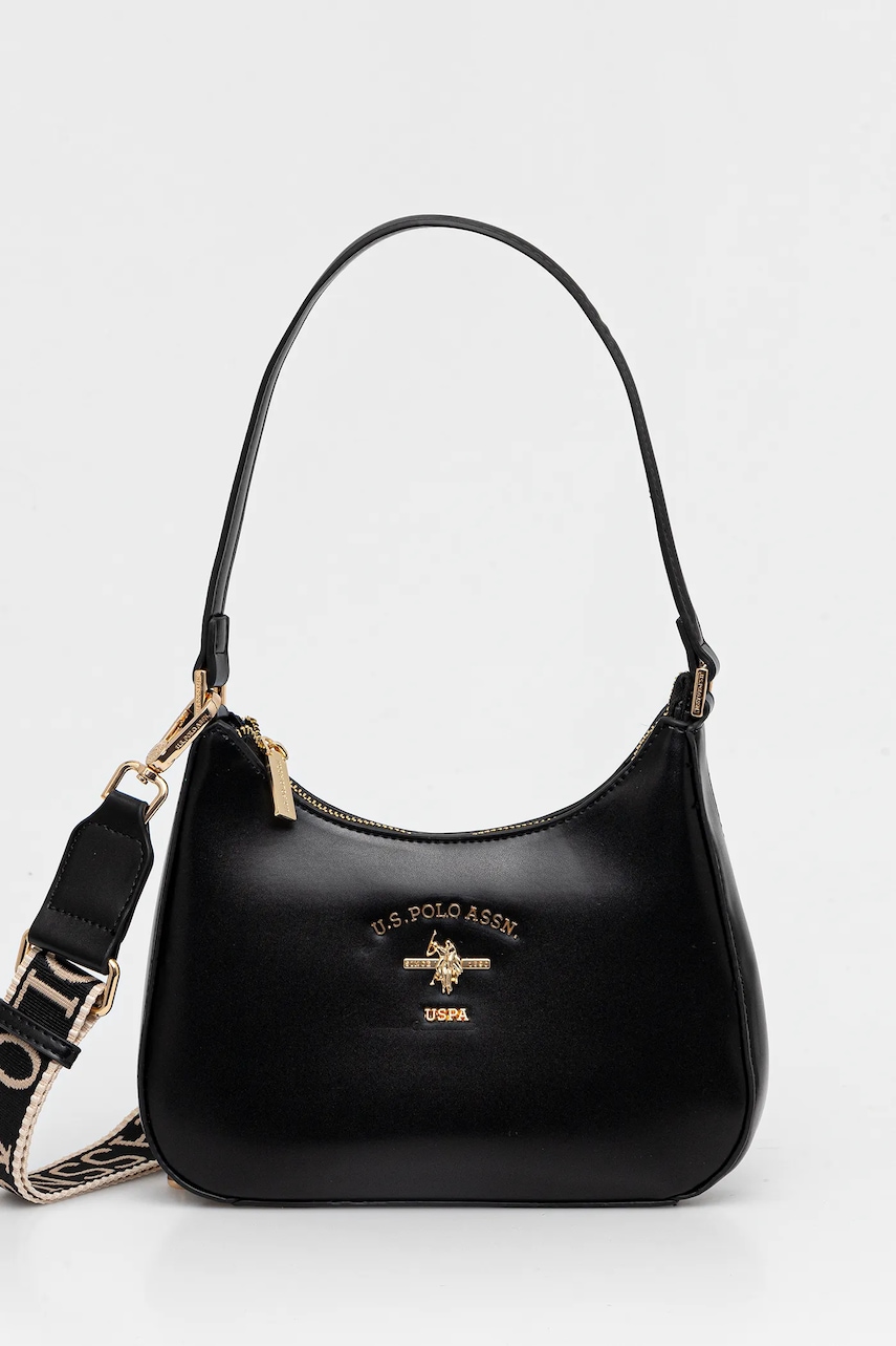 Kabelka U.S. Polo Assn. Heat černá barva, BEU7H8619WVP