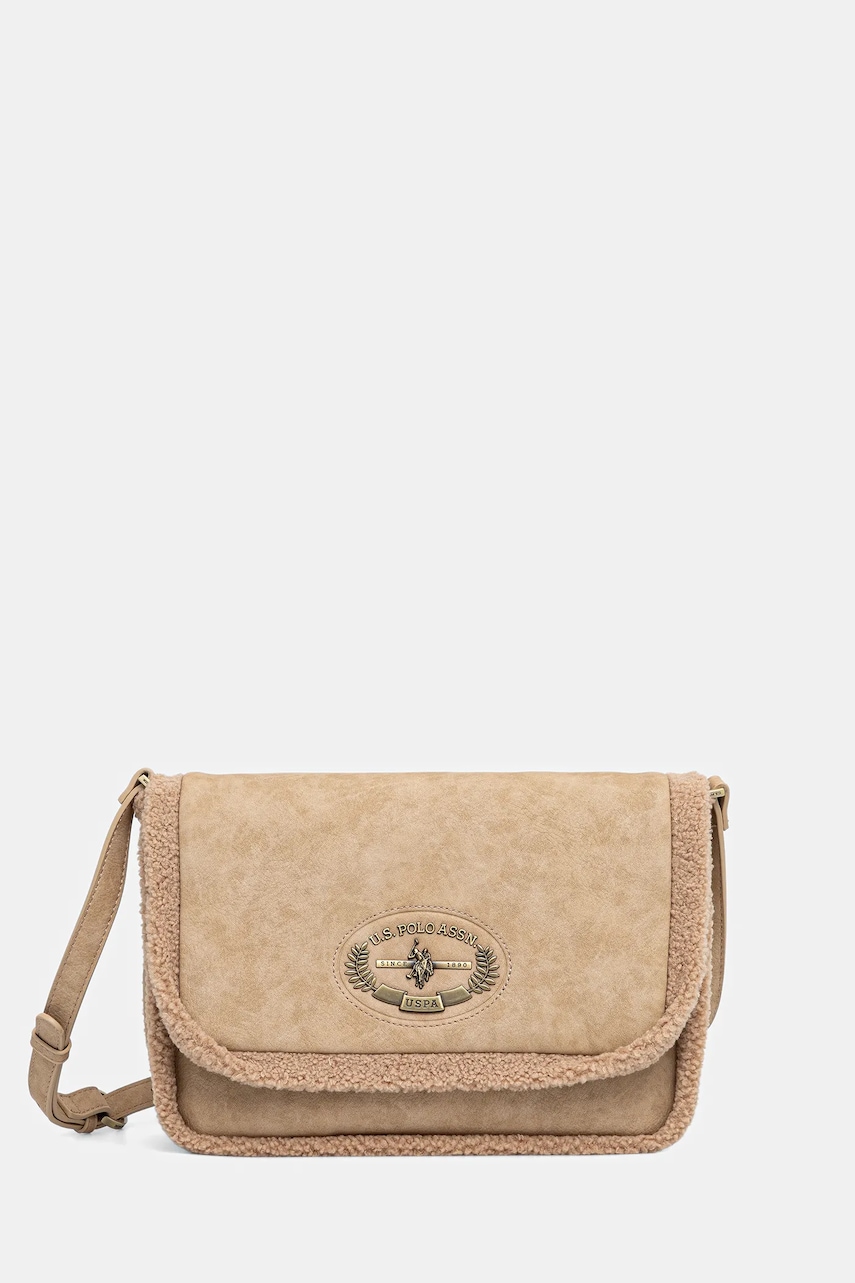 Kabelka U.S. Polo Assn. Holly béžová barva, BIUKO8873WPJ