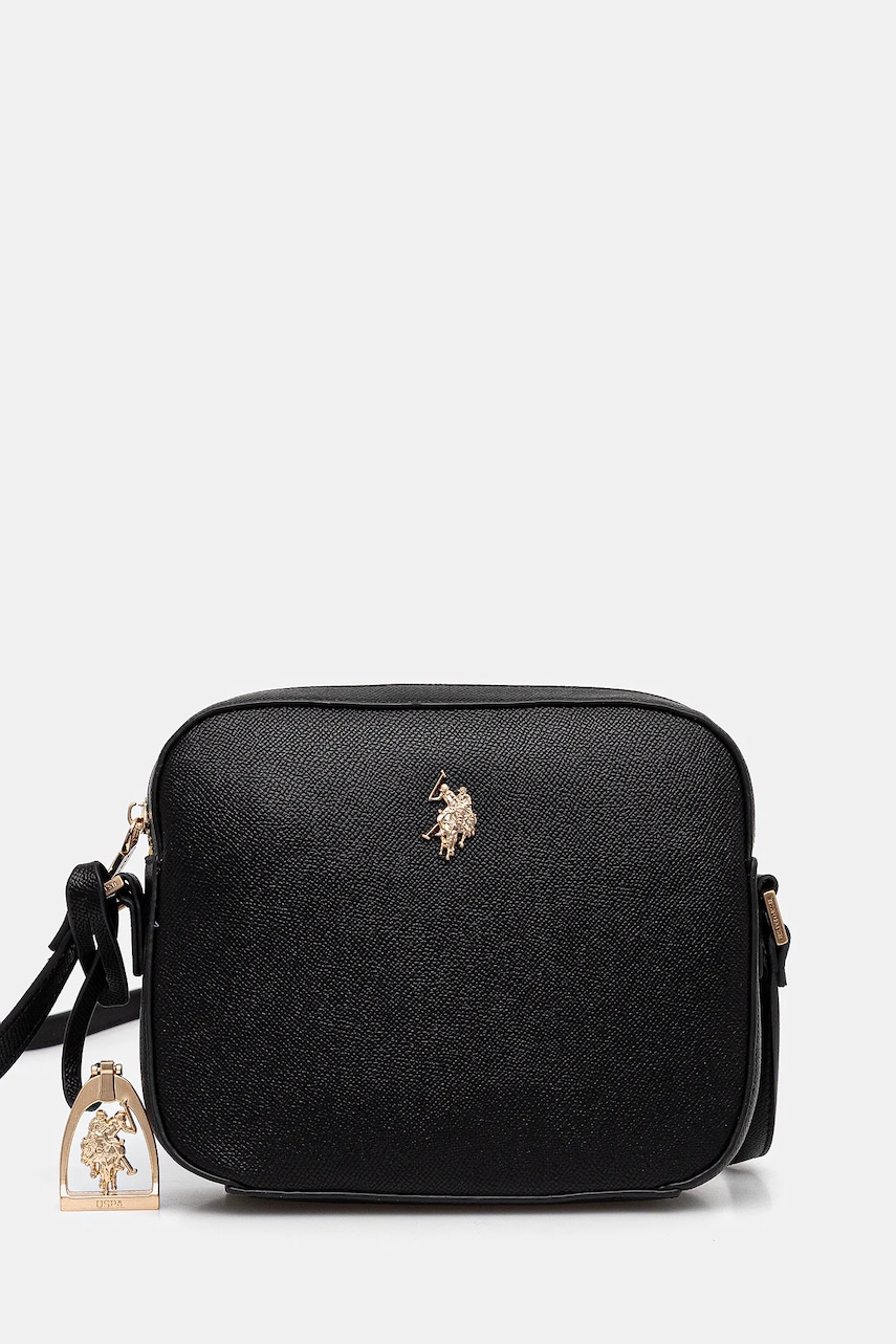 Kabelka U.S. Polo Assn. Jones černá barva, BEUJE8655WVP