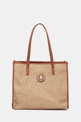 Kabelka U.S. Polo Assn. Pool béžová barva, BEU2P8696WJT