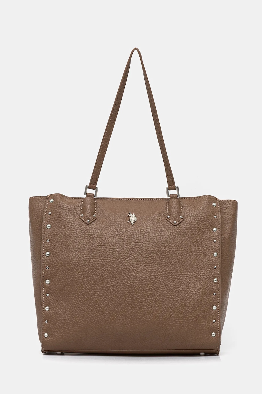 Kabelka U.S. Polo Assn. Upton hnědá barva, BIUU48894WVP