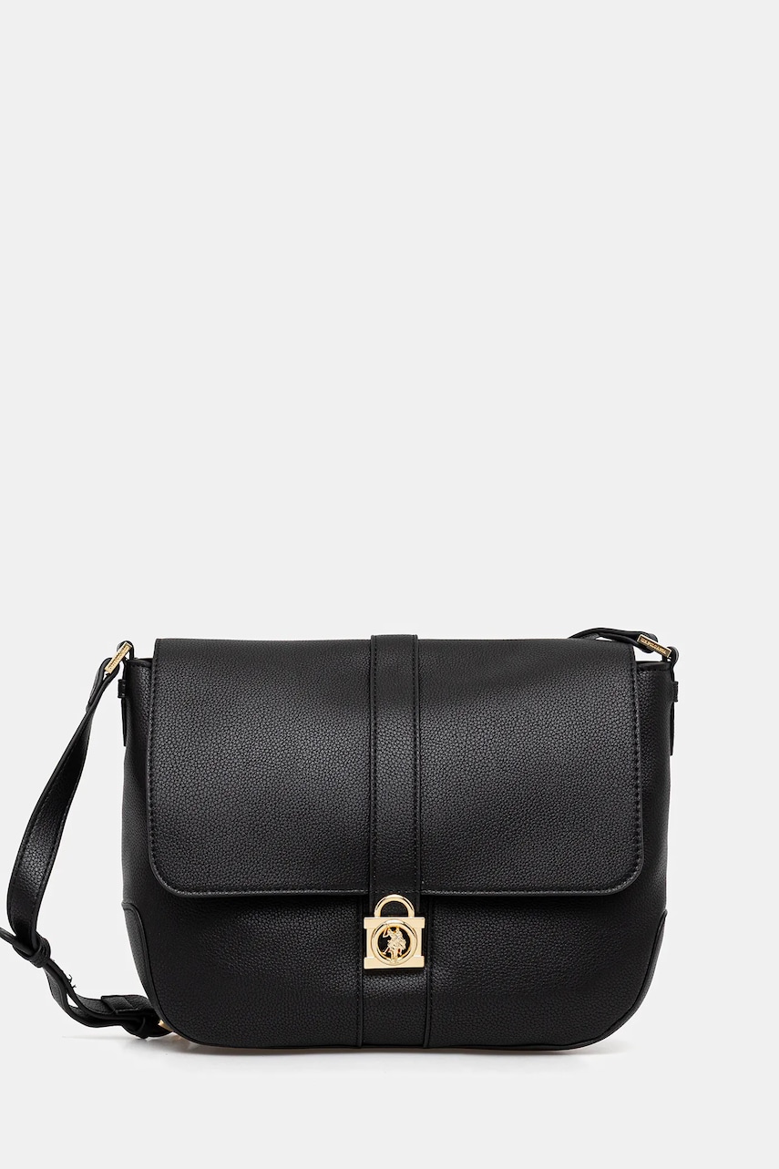 Kabelka U.S. Polo Assn. Winterberry černá barva, BIUWZ8858WVP