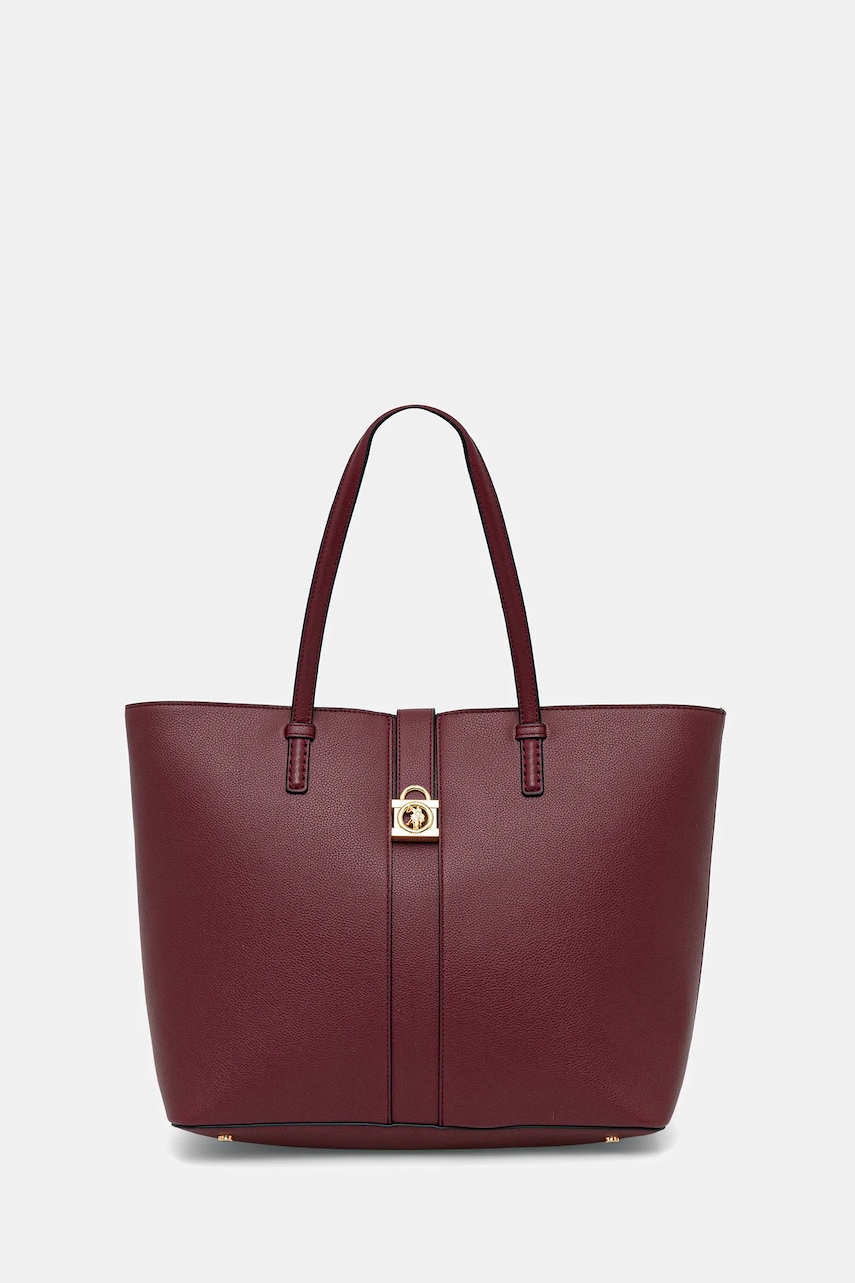 Kabelka U.S. Polo Assn. Winterberry vínová barva, BIUWZ8857WVP