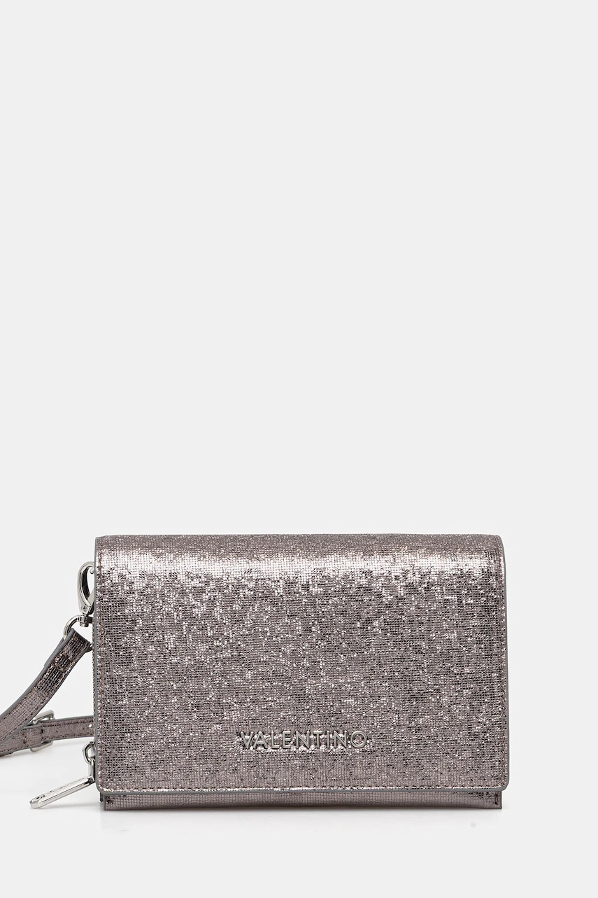 Kabelka Valentino Bags EMBER stříbrná barva, VBS9IE17GLI