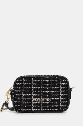 Kabelka Valentino Bags TWEED černá barva, VBS9JP51