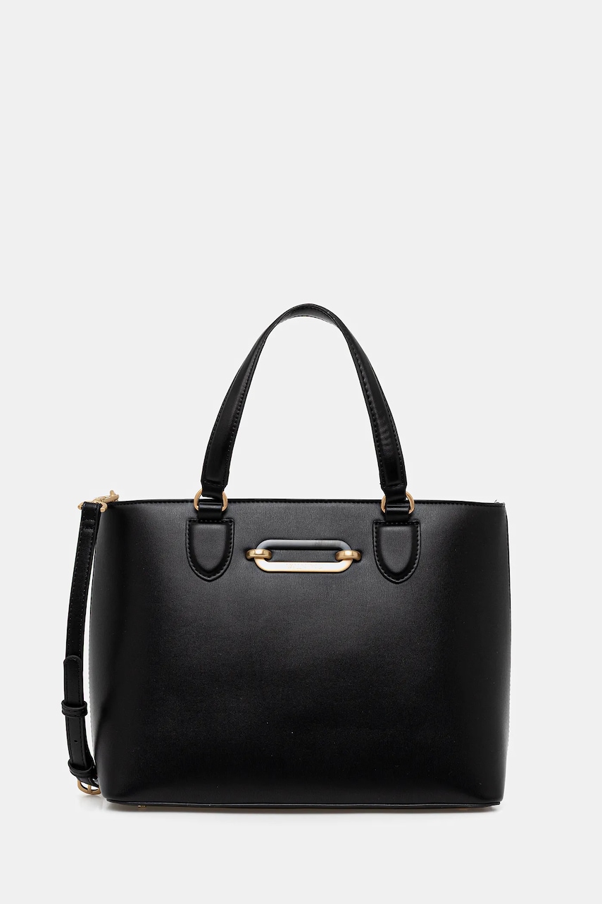 Kabelka Valentino Bags WHY RE černá barva, VBS9E104