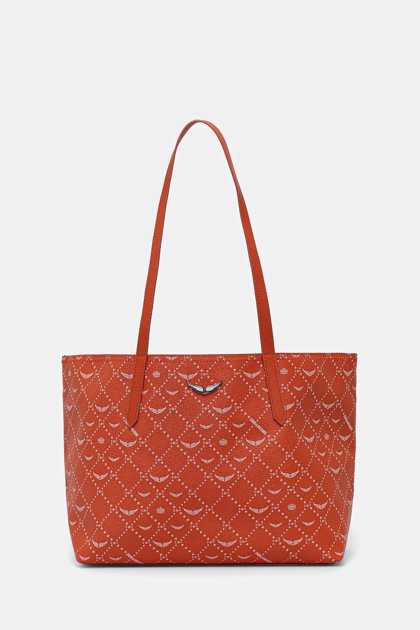 Kabelka ZADIG&VOLTAIRE oranžová barva, LWBA03896