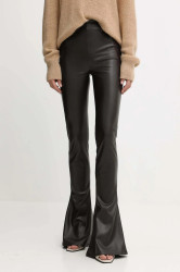 Kalhoty Aniye By dámské, hnědá barva, zvony, high waist, 181419