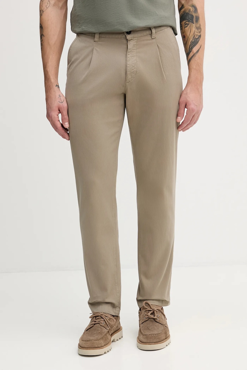 Kalhoty BOSS Orange Chino-Pleated-1