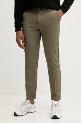 Kalhoty Colmar pánské, zelená barva, ve střihu chinos, 0572.5ZS