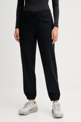 Kalhoty Columbia ROC Ripstop dámské, černá barva, high waist, 2135771