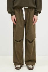 Kalhoty DARKPARK Jordan pánské, zelená barva, MTR09.FAW02.0065