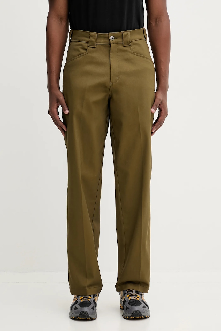 Kalhoty Dickies pánské, zelená barva, DK0A8671