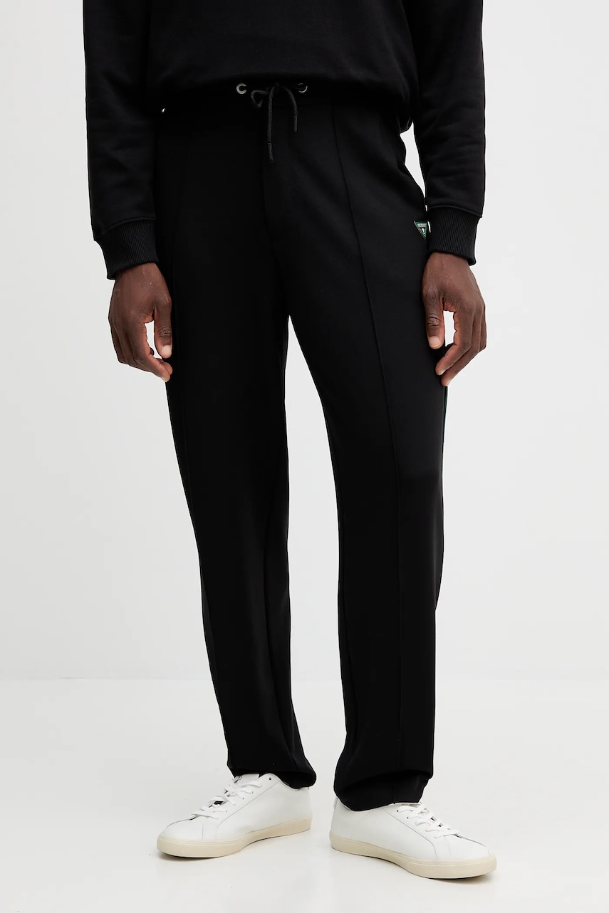 Kalhoty Guess pánské, černá barva, M5YB18 KCBR2