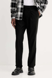 Kalhoty HUGO Getlin251F3 pánské, černá barva, 50547220