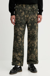 Kalhoty HUGO Ginor253 pánské, zelená barva, 50541376