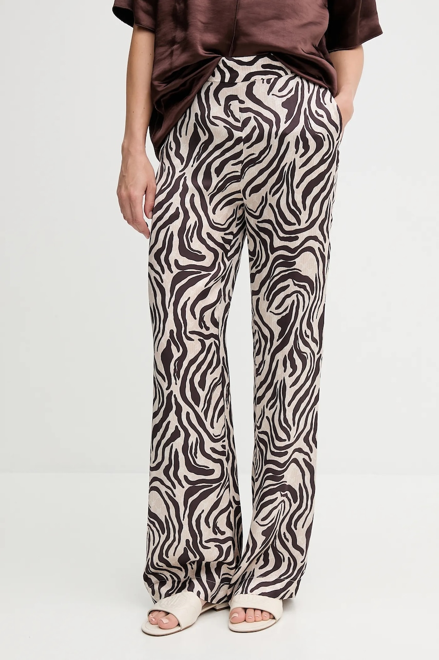 Kalhoty Joop! dámské, béžová barva, široké, high waist, 30042890