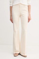 Kalhoty Joop! dámské, béžová barva, široké, high waist, 30047952