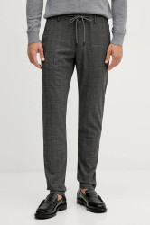 Kalhoty Joop! pánské, šedá barva, přiléhavé, 30047667