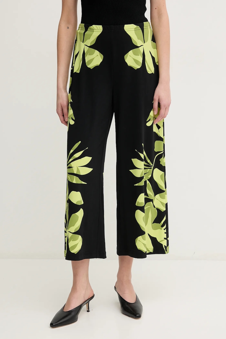 Kalhoty Joseph Ribkoff dámské, černá barva, střih culottes, high waist, 251189