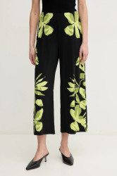 Kalhoty Joseph Ribkoff dámské, černá barva, střih culottes, high waist, 251189