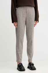 Kalhoty Marc O'Polo dámské, béžová barva, high waist, 511304419051