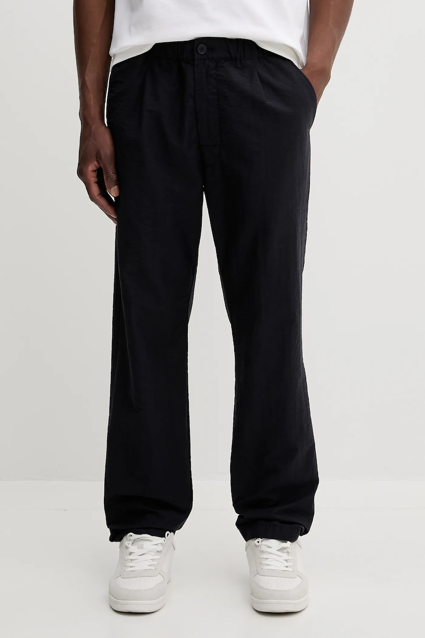 Kalhoty Marc O'Polo pánské, tmavomodrá barva, ve střihu chinos, 5000006953