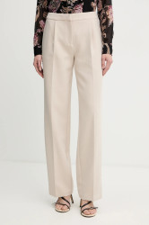Kalhoty Marciano by Guess BESSY dámské, béžová barva, high waist, 5BGB05 7346A