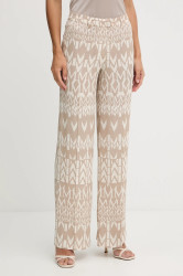 Kalhoty Marciano by Guess BRITNEY dámské, béžová barva, široké, high waist, 5YGB21 7352A