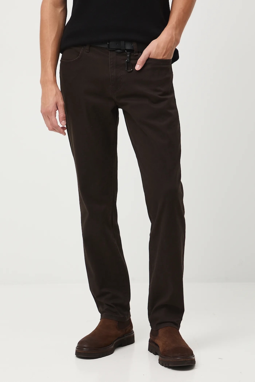 Kalhoty Medicine pánské, hnědá barva