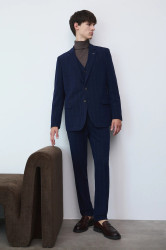 Kalhoty Medicine pánské, tmavomodrá barva