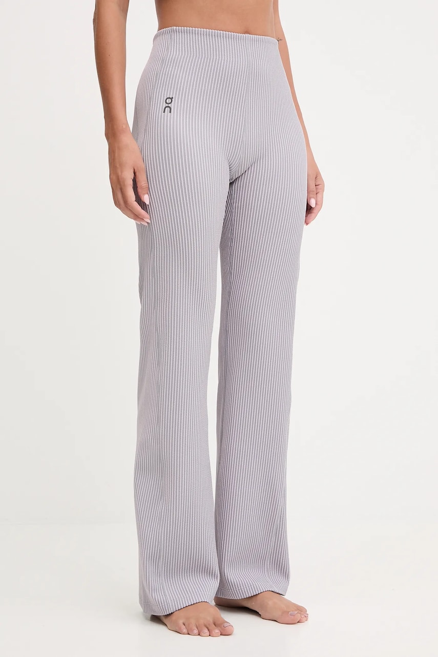 Kalhoty na jógu On All-Day dámské, fialová barva, high waist, 1WF30473539