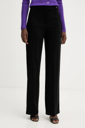 Kalhoty Pinko dámské, černá barva, high waist, 106145 A304