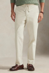 Kalhoty Polo Ralph Lauren pánské, béžová barva, přiléhavé, 710980766