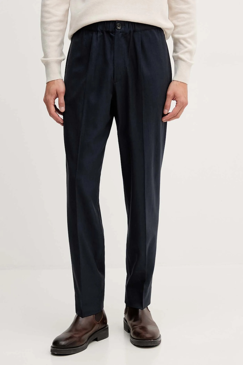 Kalhoty PS Paul Smith pánské, tmavomodrá barva, M2R-801Y-T22481