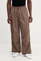 Kalhoty Puma x RIPNDIP pánské, hnědá barva, 632417