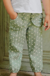 Kalhoty s lněnou směsí pro děti Tartine et Chocolat