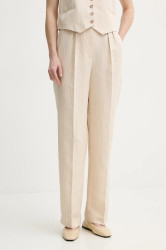 Kalhoty s příměsí lnu BA&SH PEANUT