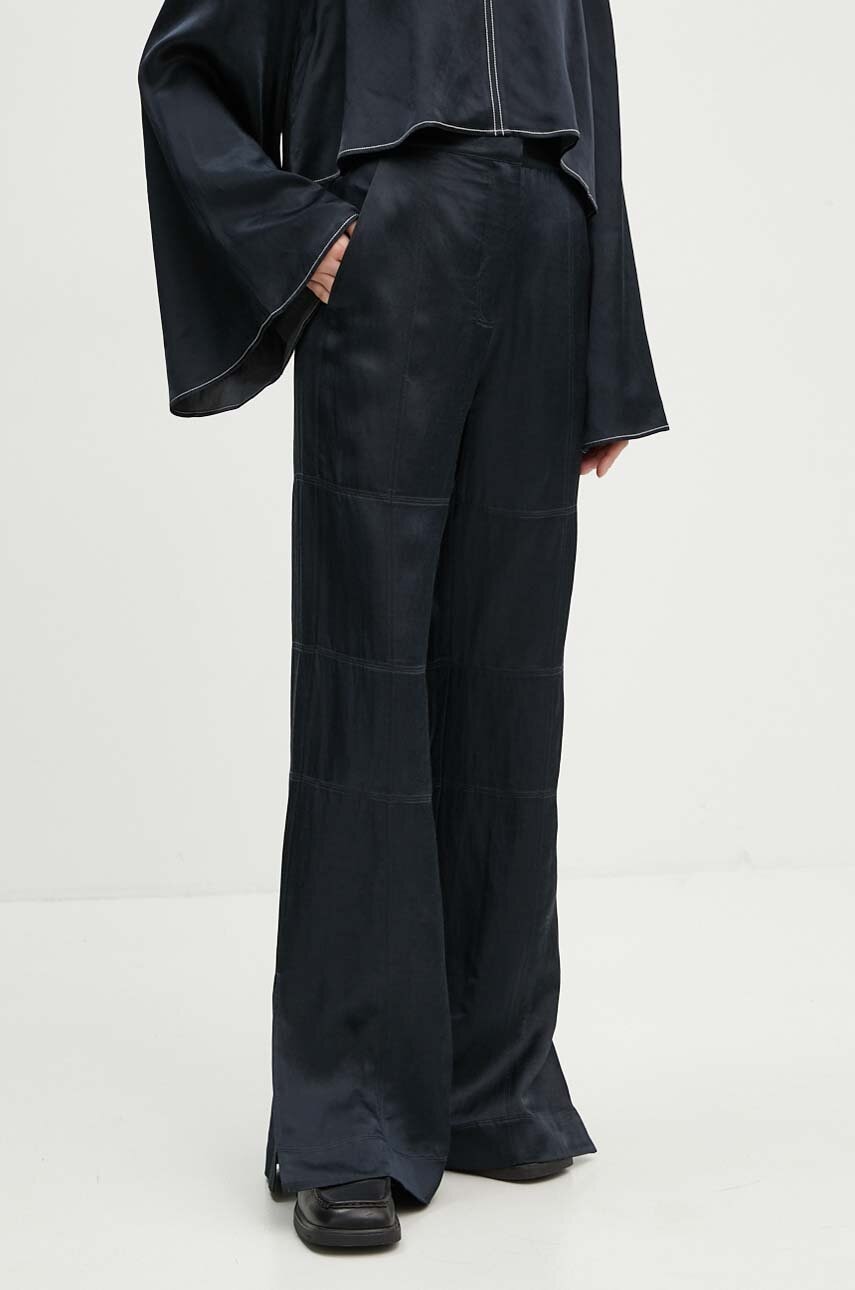 Kalhoty s příměsí lnu Day Birger et Mikkelsen Jonas - High Shine Blend RD