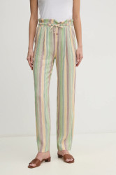 Kalhoty s příměsí lnu La Petite Française PETRUS